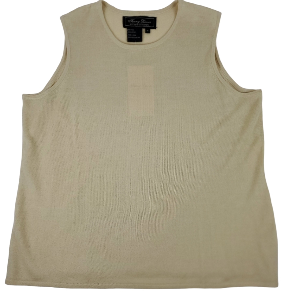 Terry Lewis NWT sleeveless shell 1X